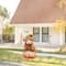 Glitzhome® 29.75" Fall Highland Cow Yard Stake or Wall Decor